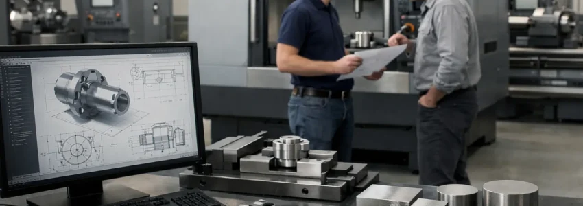 Editorial image representing the continuity of engineering project and early decision-making in manufacturing